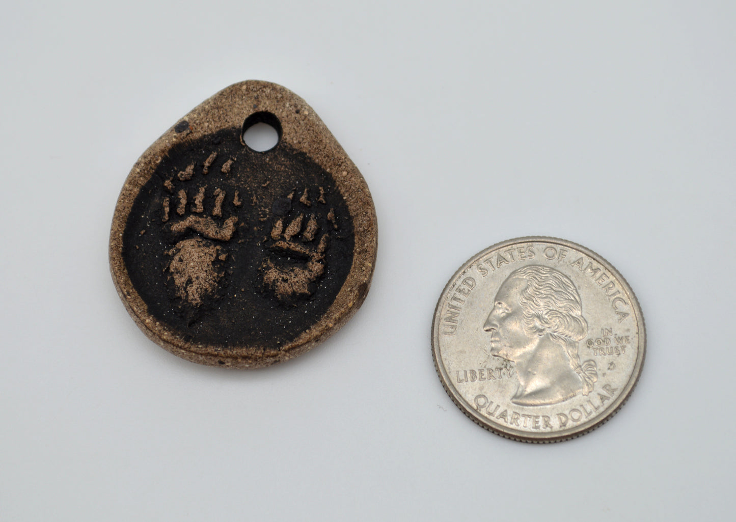 Porcupine Paw Pendant