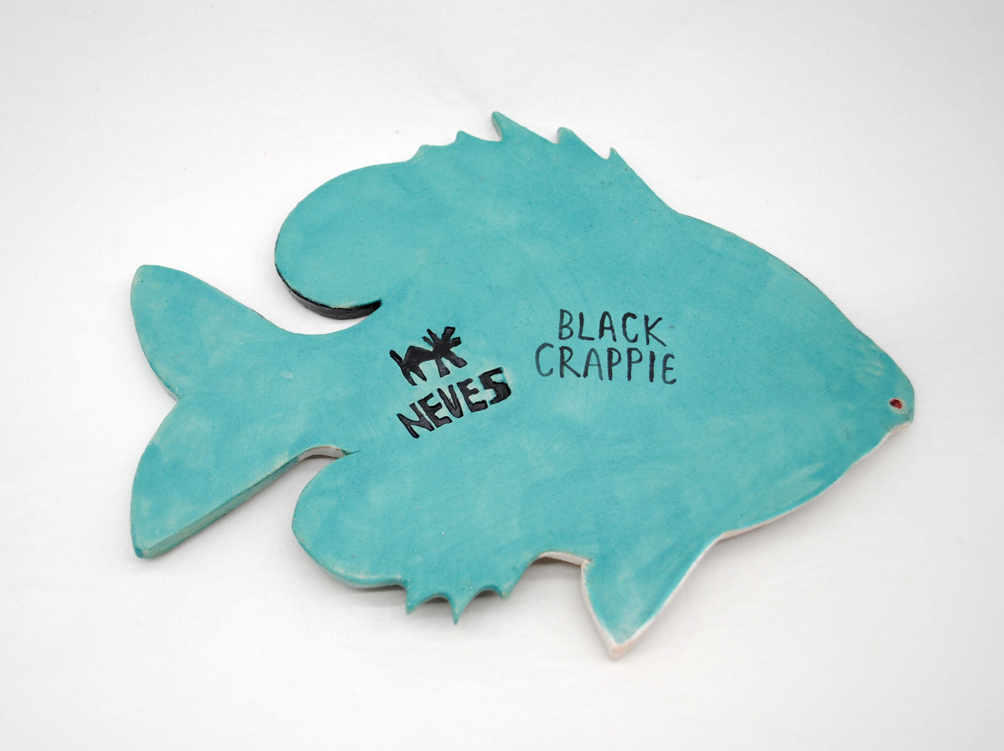 10'' Black Crappie Incense Holder