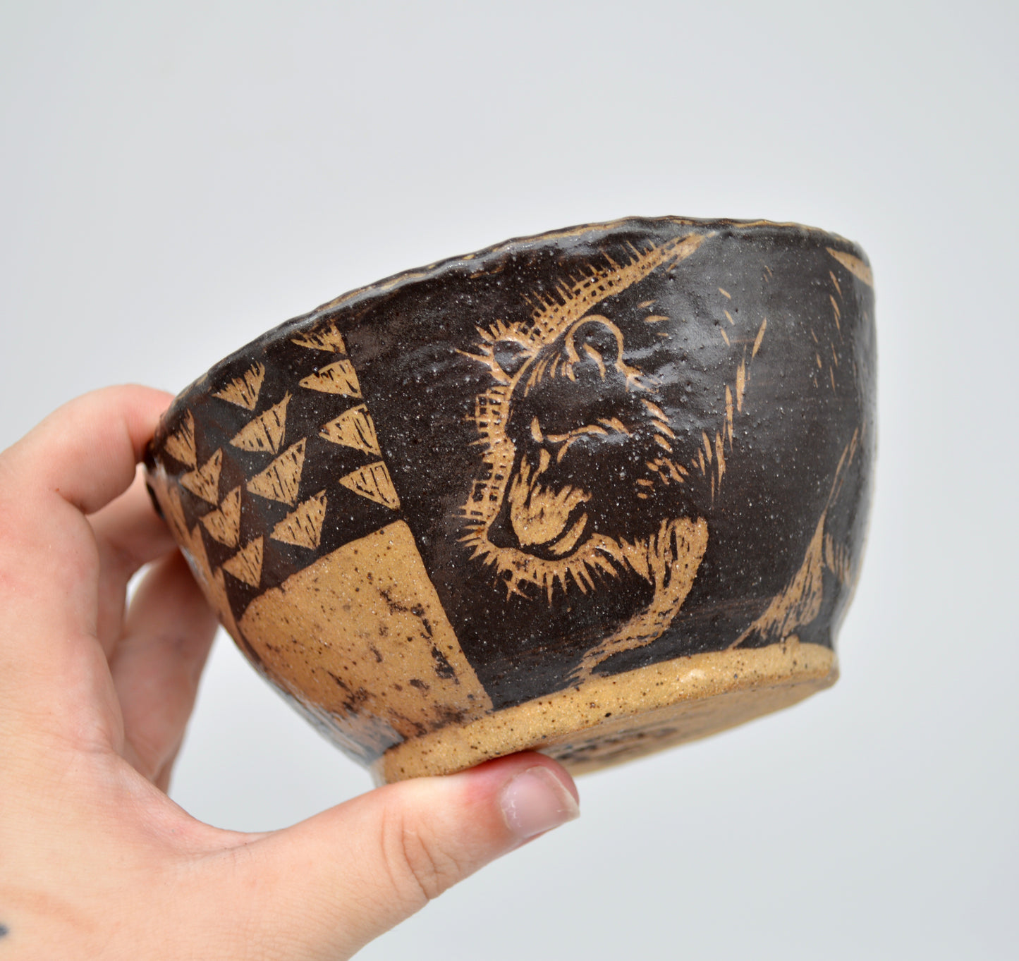 Black Bear Quilt Bowl