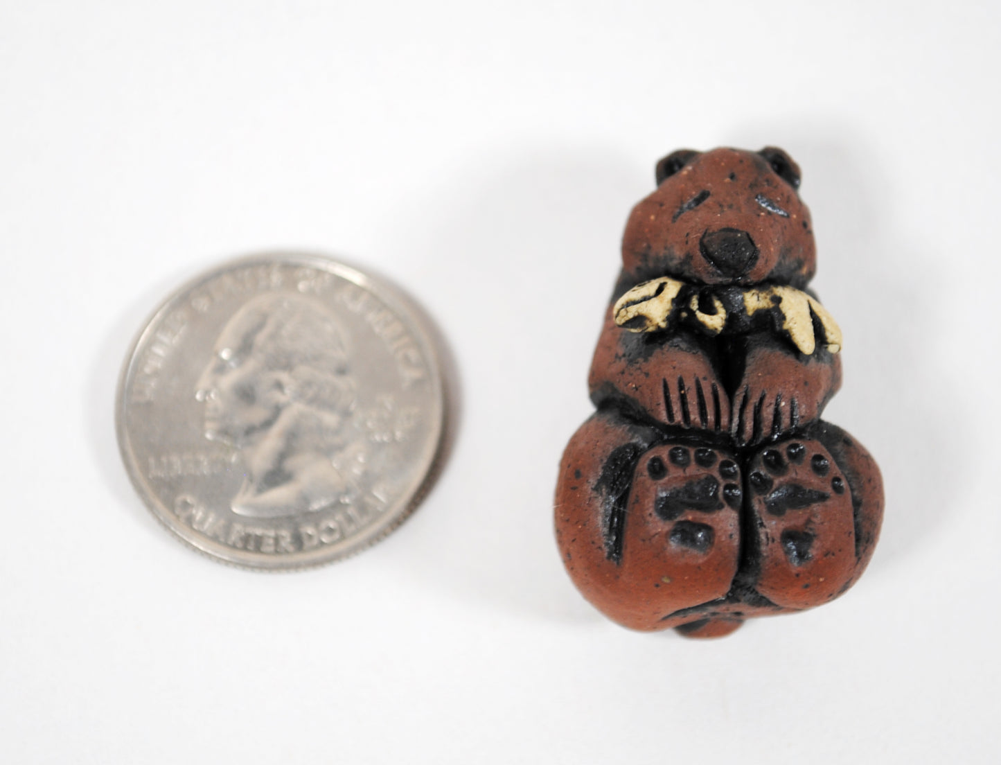 Fishing Bear Pendant