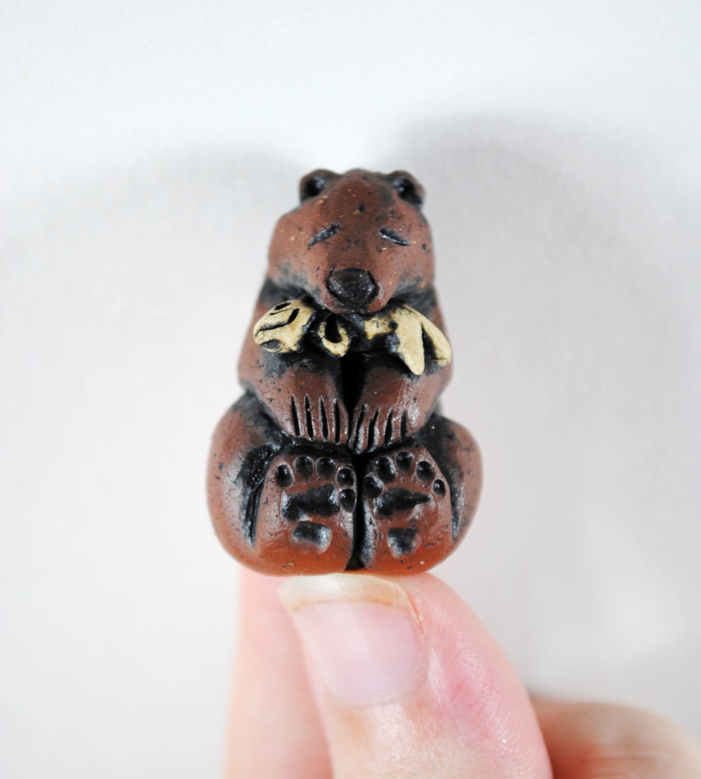 Fishing Bear Pendant