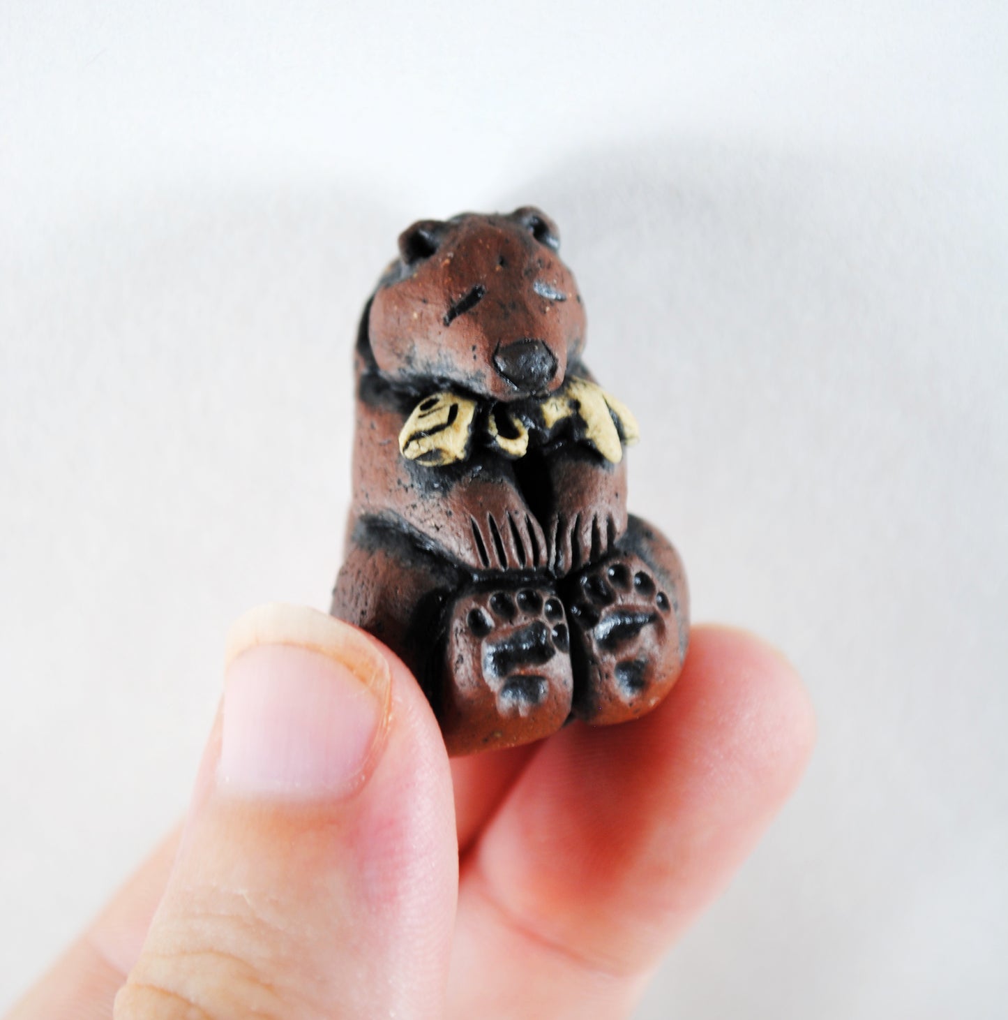 Fishing Bear Pendant