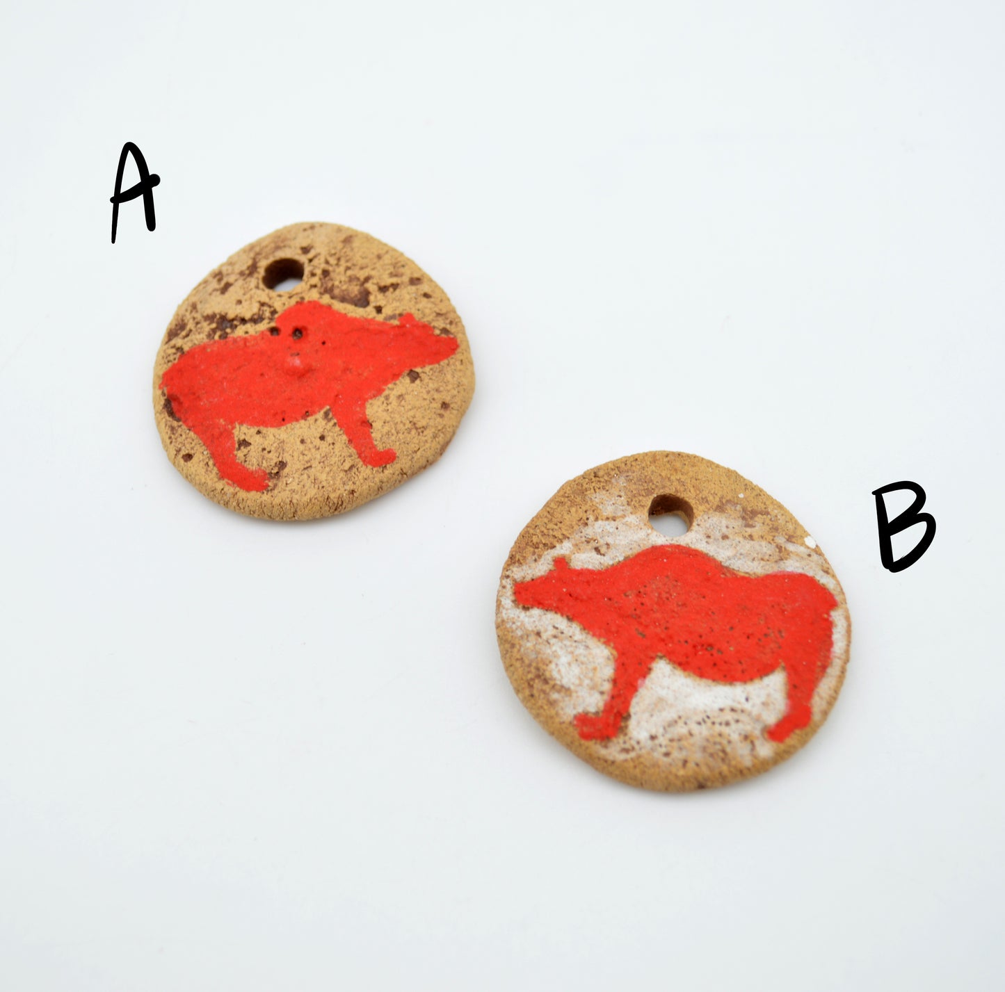 Cave Art Bear Pendants