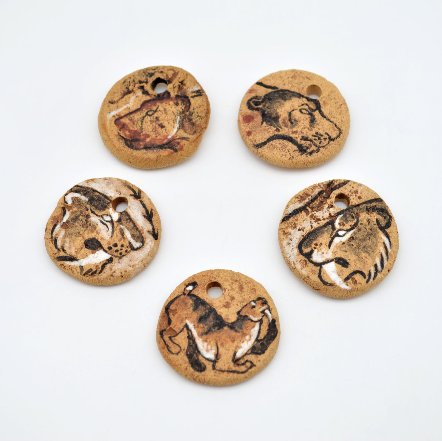 Cave Art Big Cat Pendants