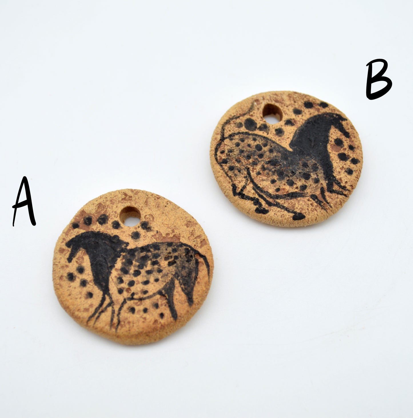 Cave Art Horse Pendants