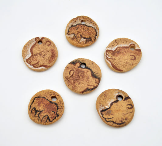 Cave Art Bear Pendants