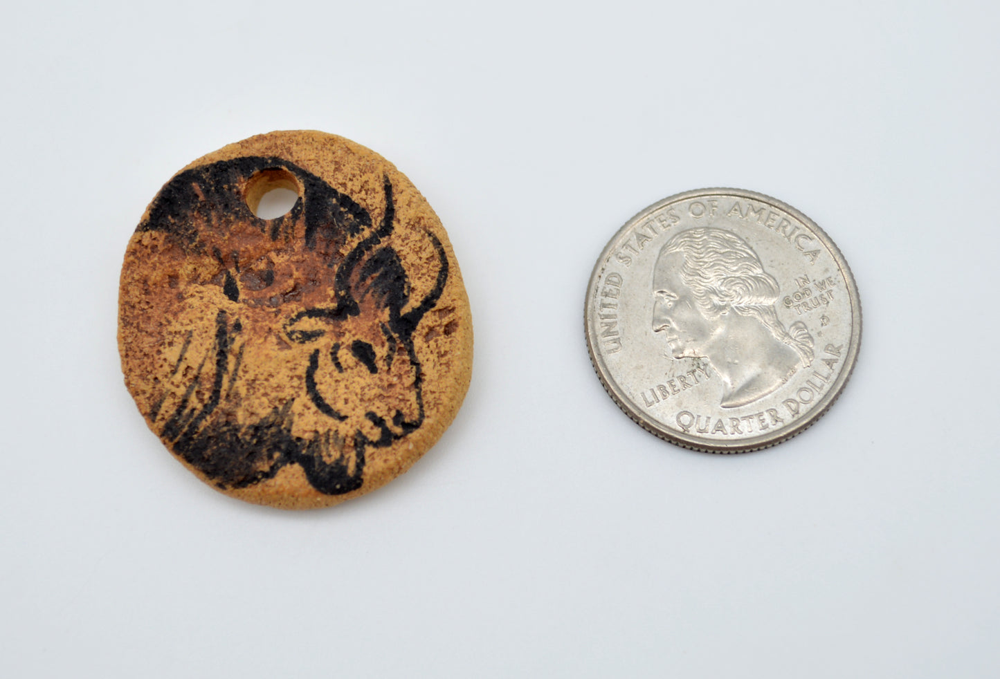 Cave Art Aurochs & Bison Pendants