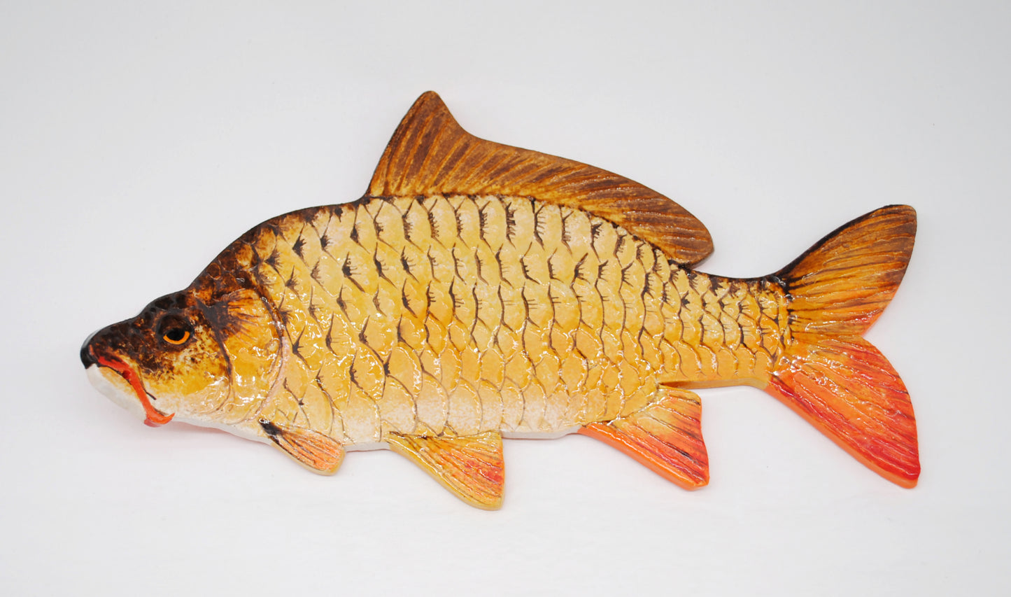 12'' Common Carp Incense Holder