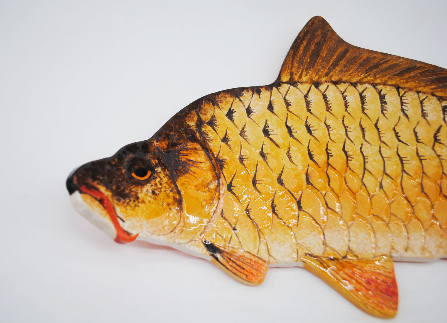 12'' Common Carp Incense Holder