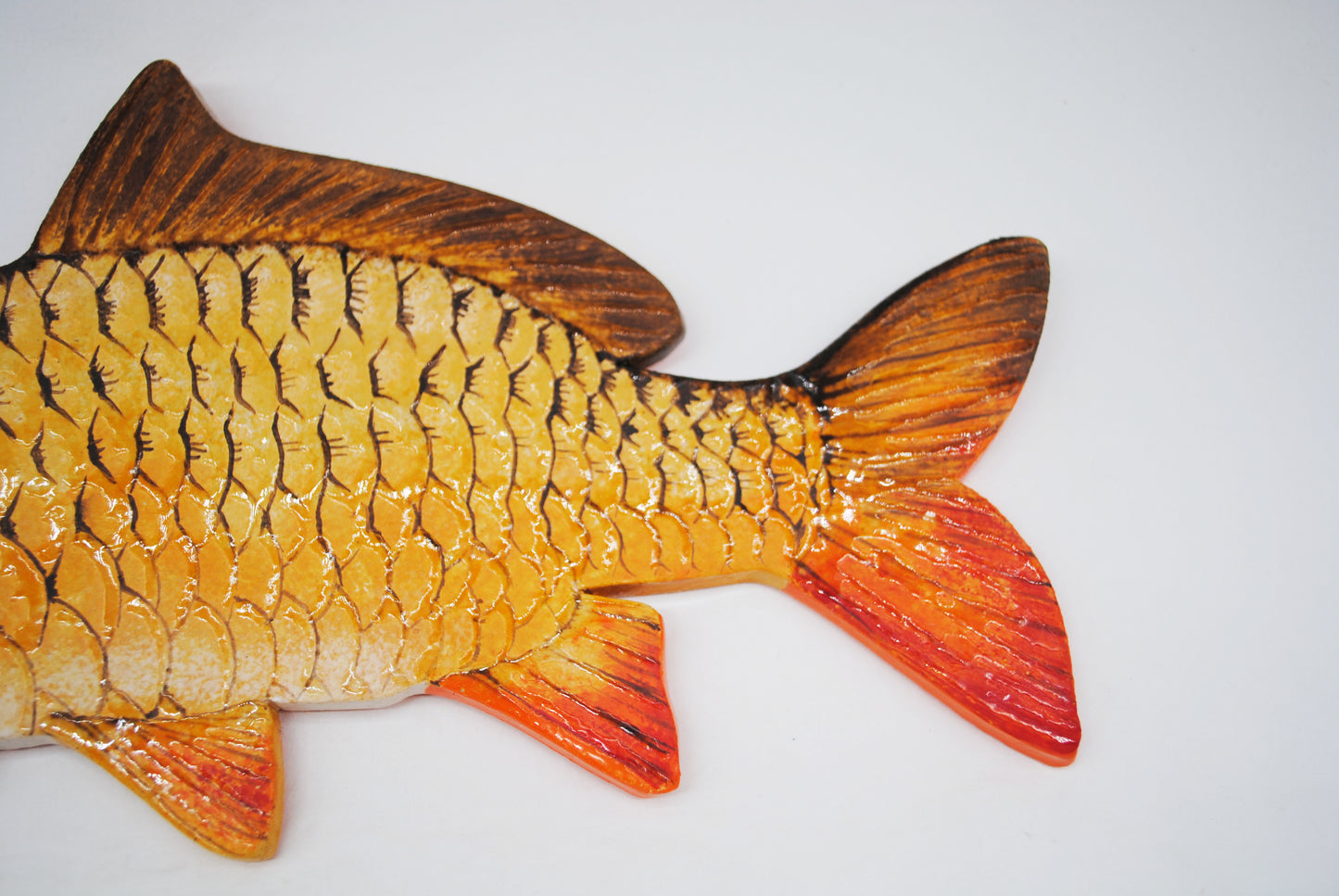 12'' Common Carp Incense Holder