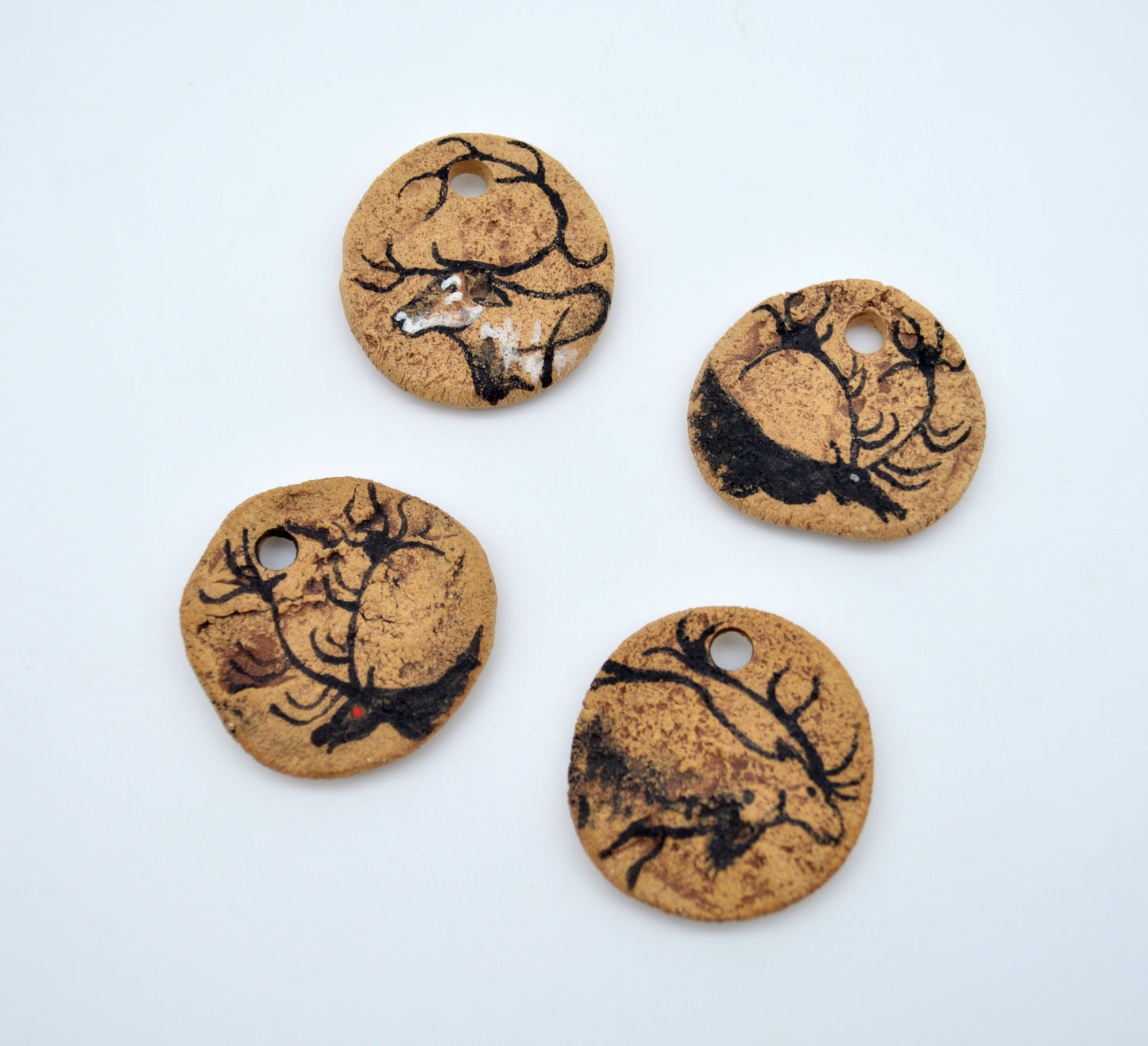 Cave Art Deer Pendants