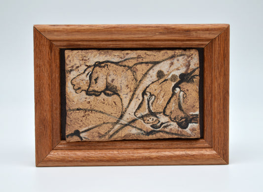 Chauvet Lions Cave Tile