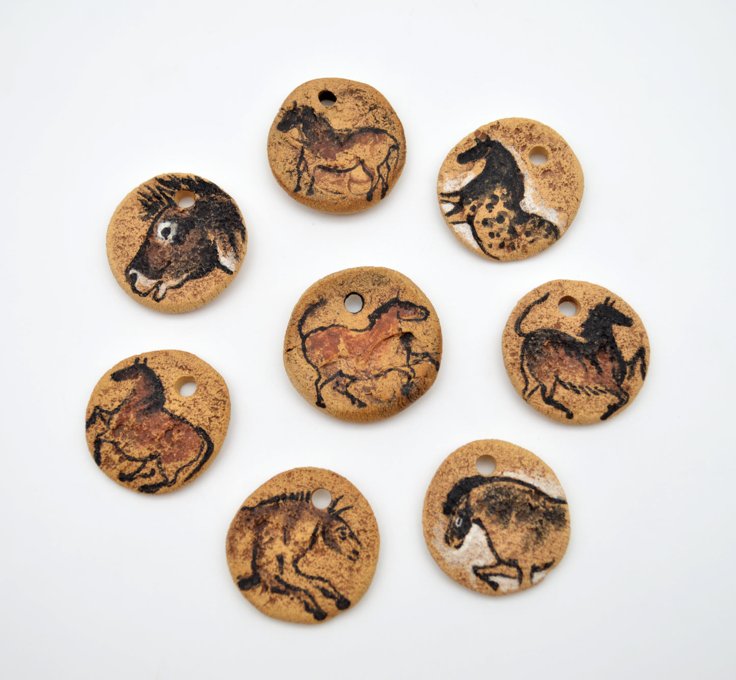 Cave Art Horse Pendants