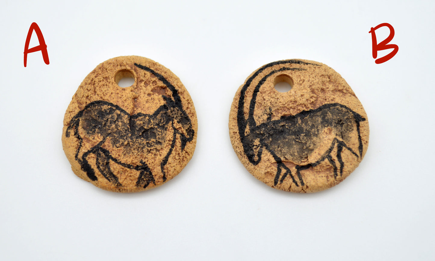 Cave Art Ibex Pendants