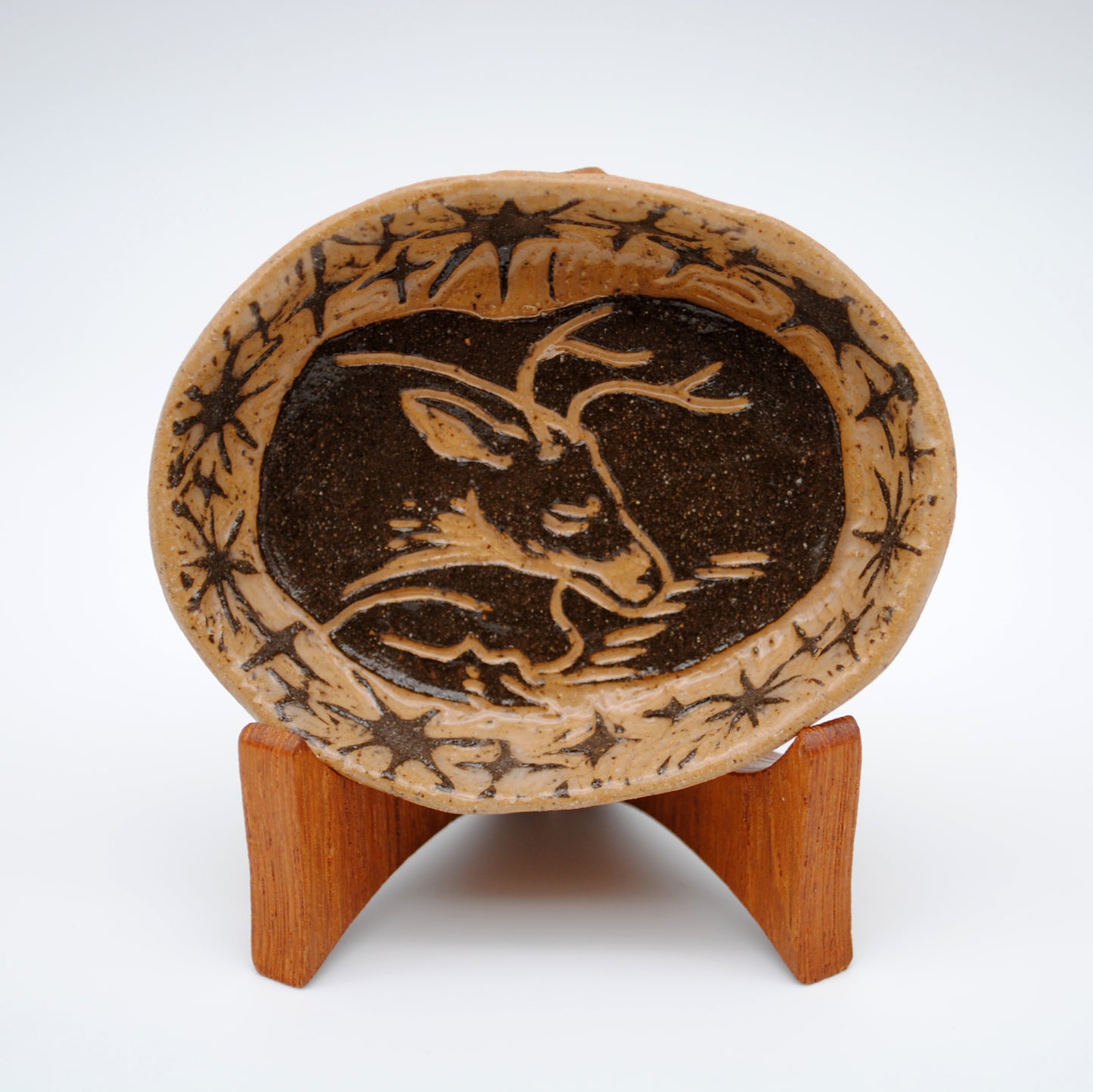 Sleeping Buck Trinket Dish