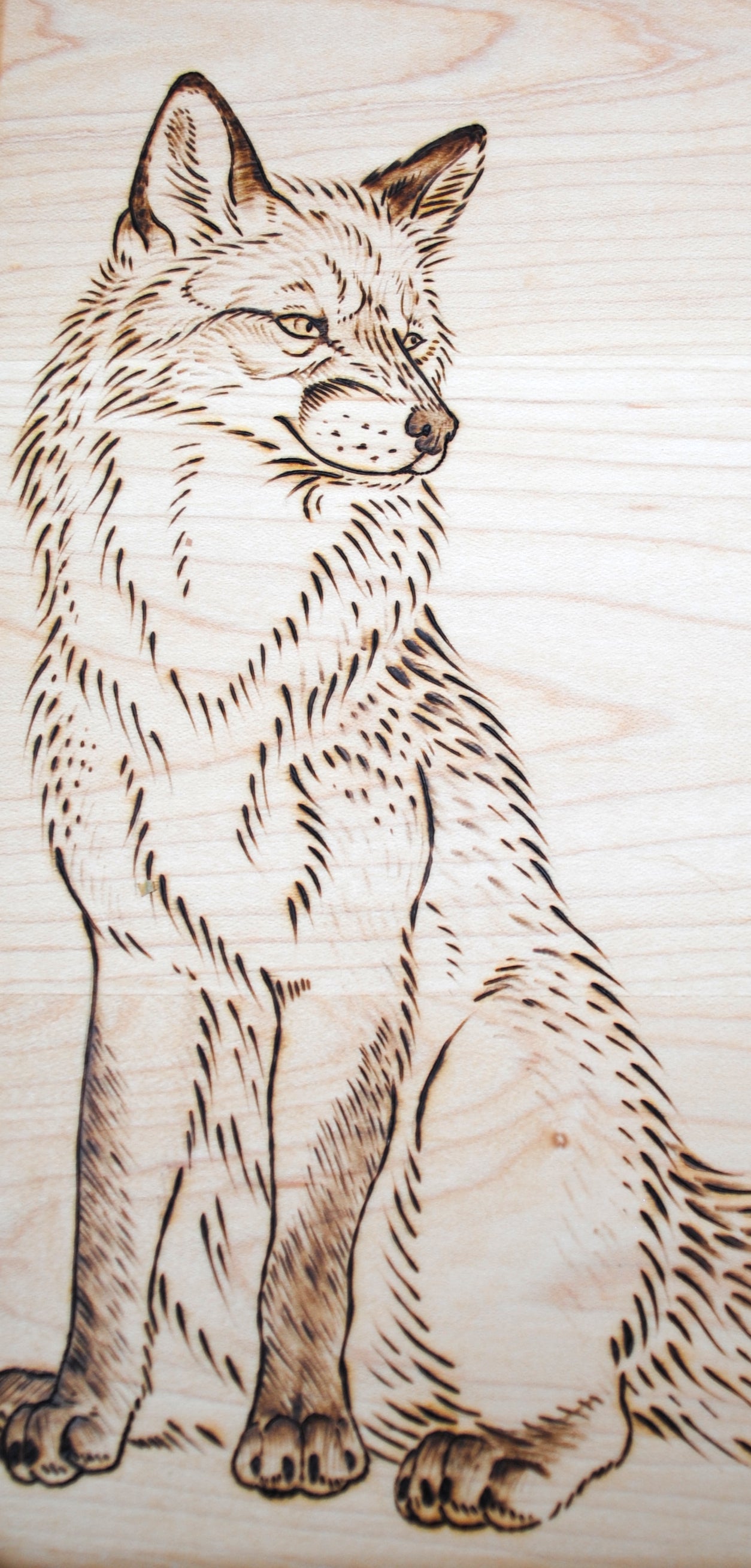 Fox & Kit Cutting Board