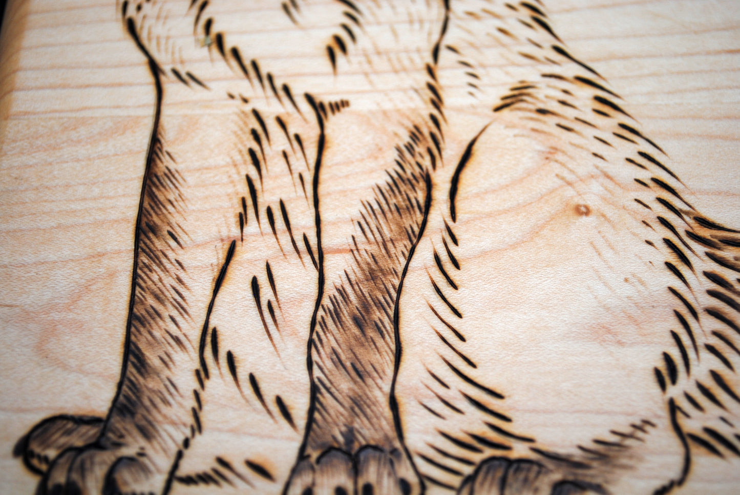 Fox & Kit Cutting Board