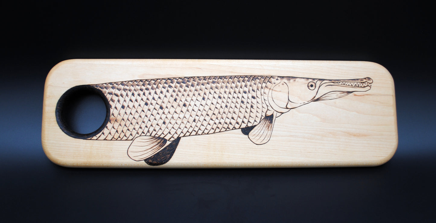 Alligator Gar Charcuterie Board