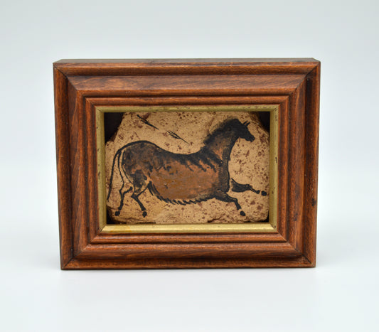 Horse Framed Cave Tile
