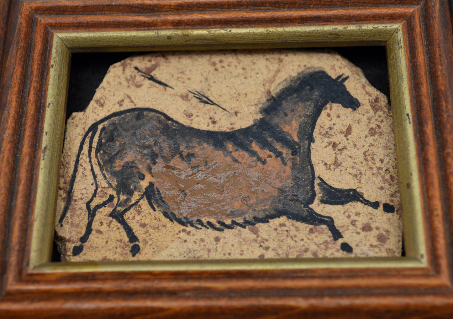 Horse Framed Cave Tile