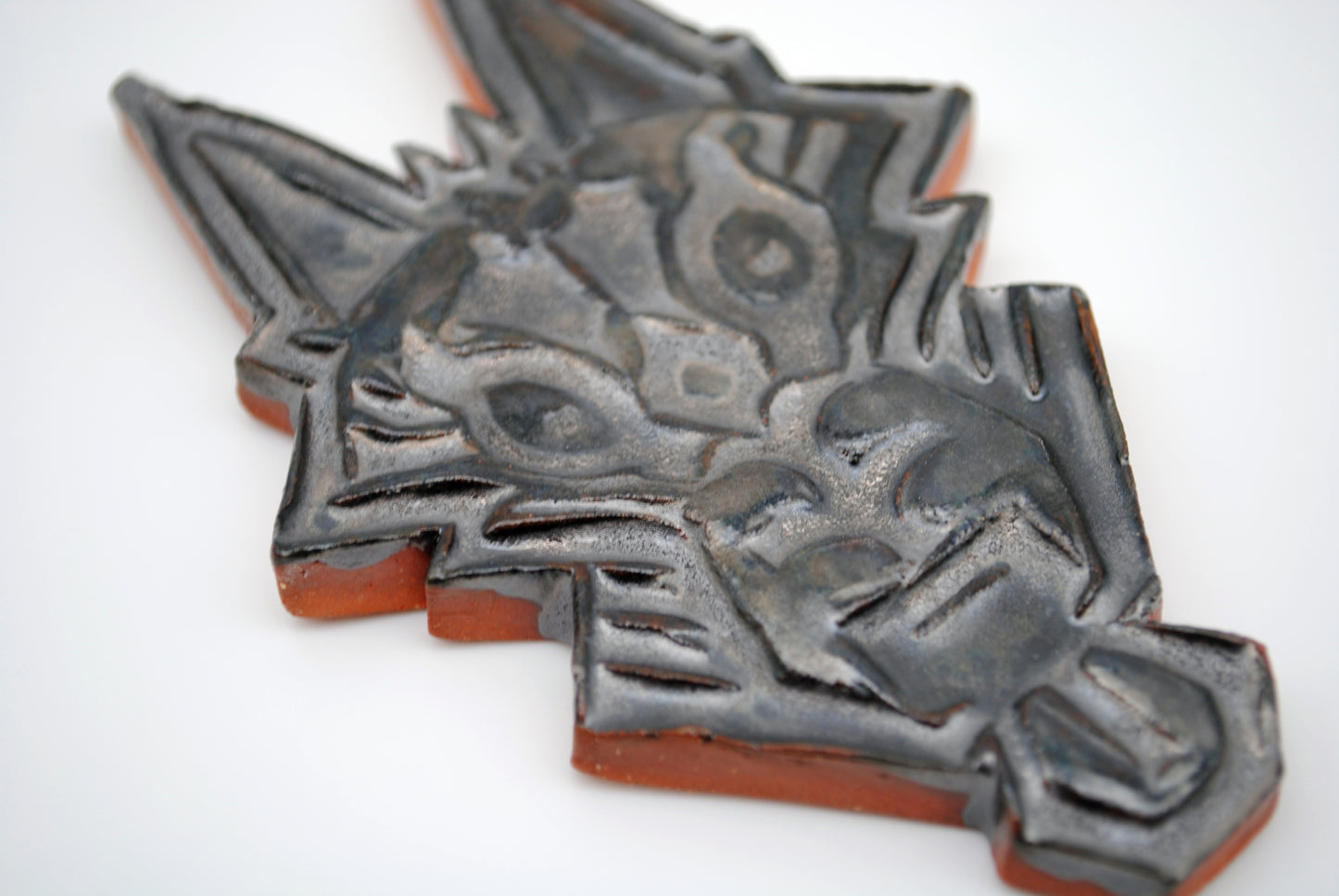 Metallic Dog Wall Tile