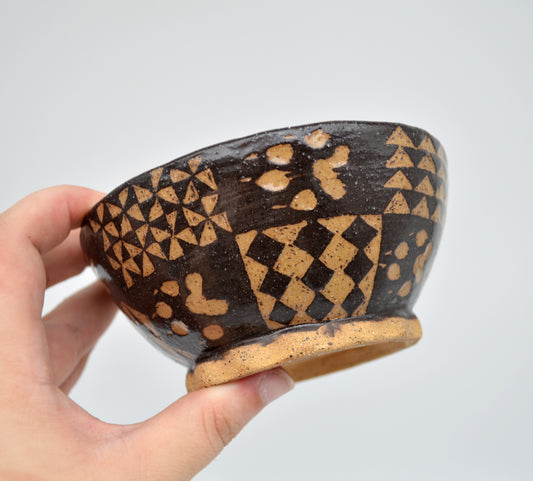 Wolf Tracks Quilt Bowl