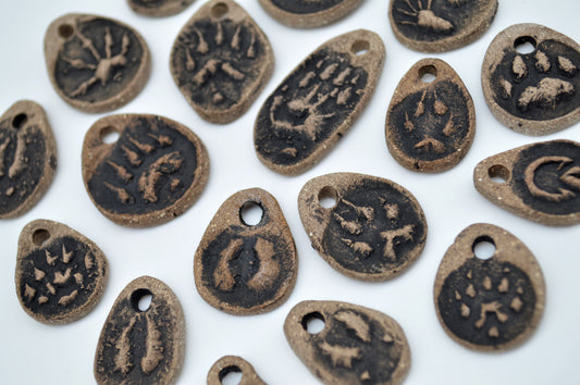 Animal Track Pendants