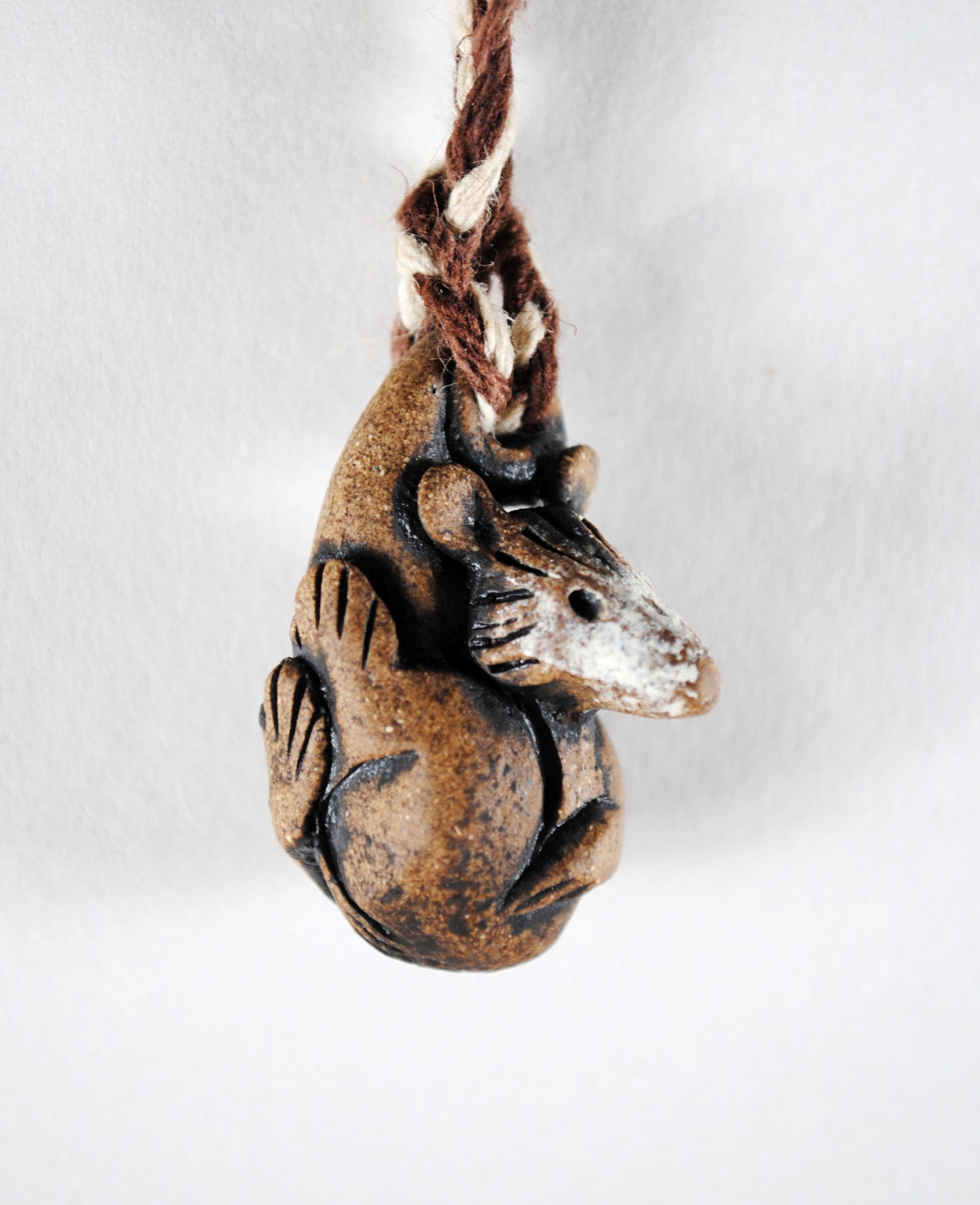 Hanging Opossum Pendant