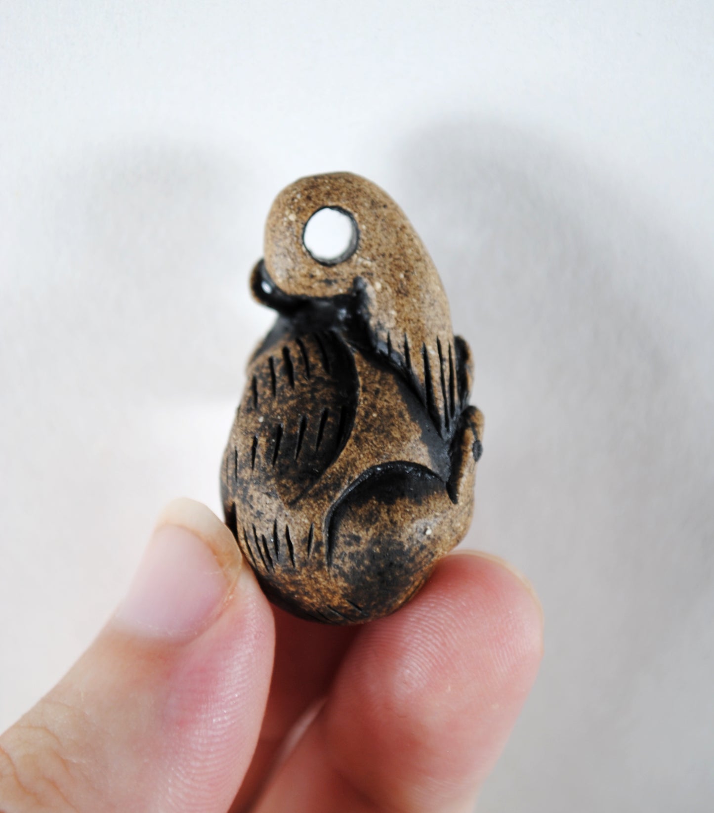 Hanging Opossum Pendant