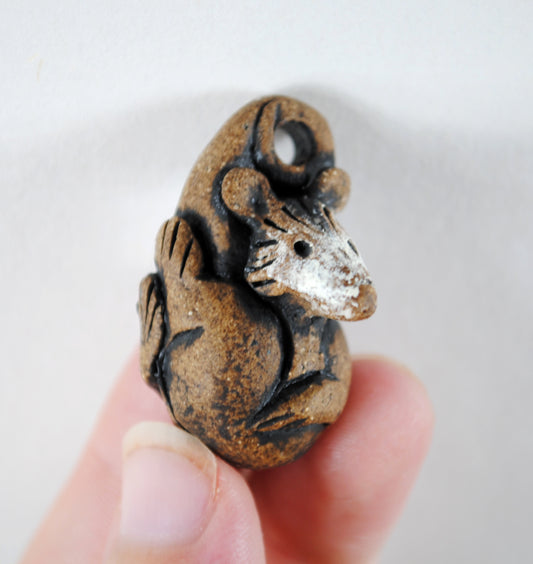 Hanging Opossum Pendant