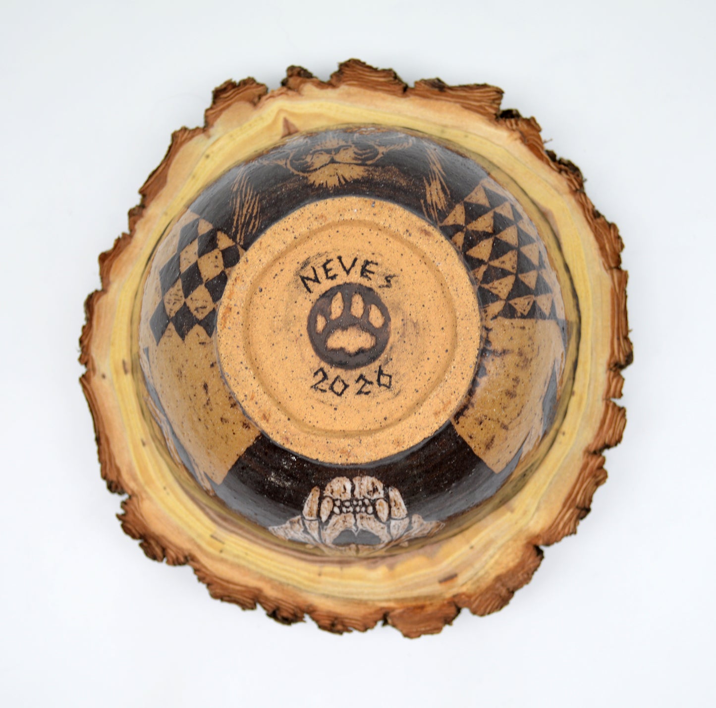 Mountain Lion Quilt Bowl