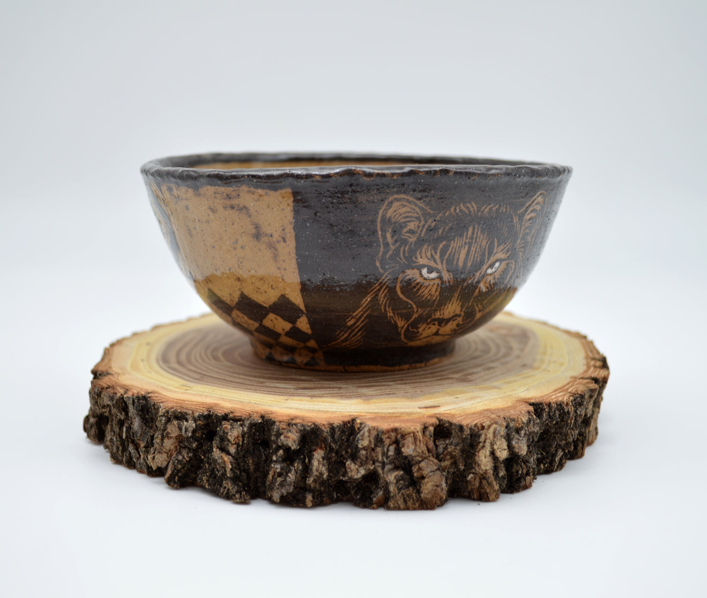 Mountain Lion Quilt Bowl