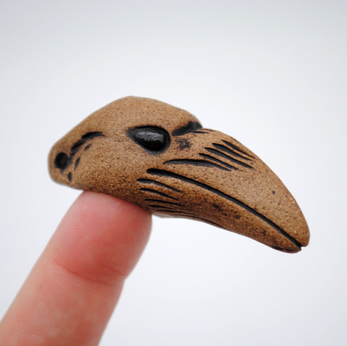 Raven Head Pendant