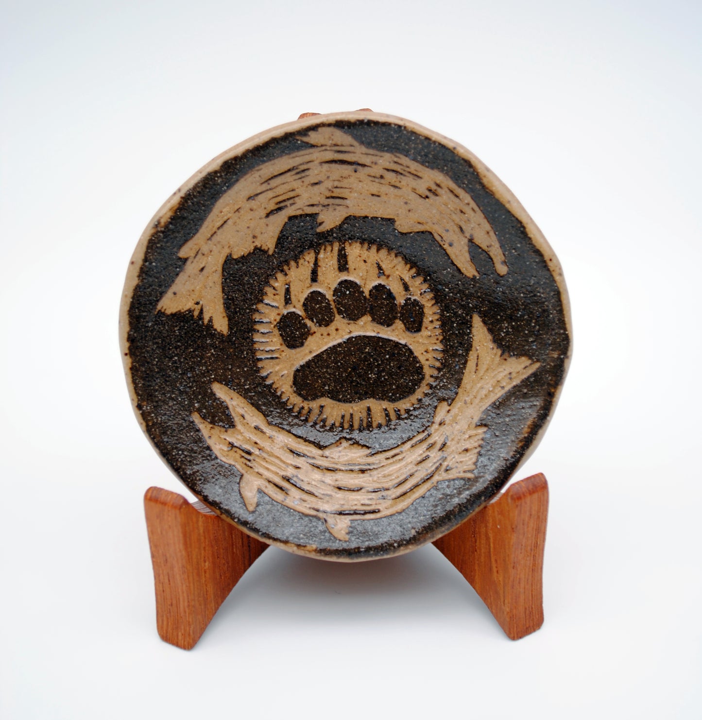 Bear & Salmon Trinket Dish