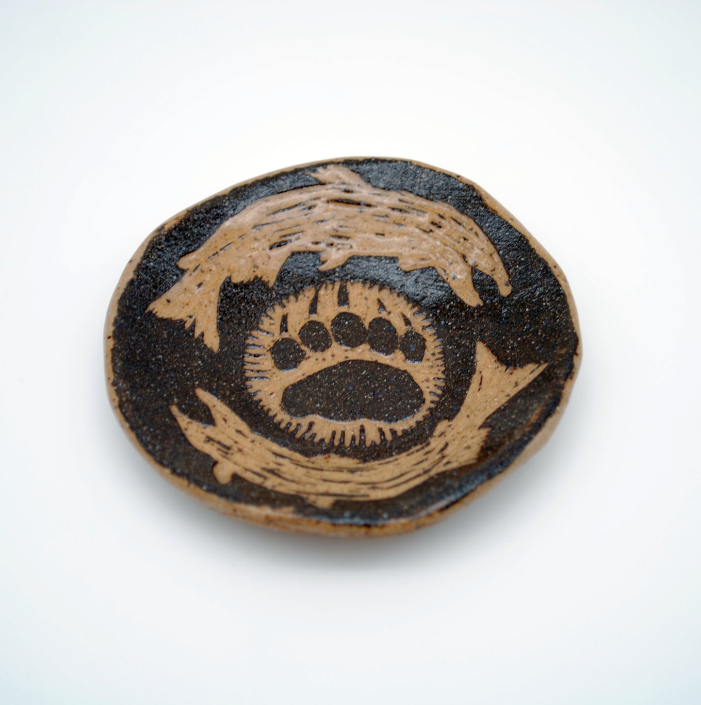 Bear & Salmon Trinket Dish
