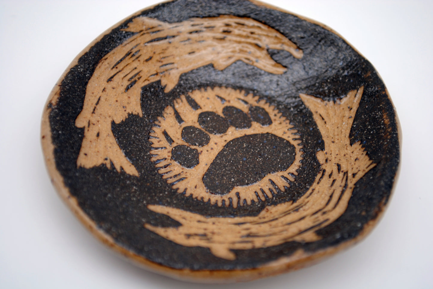 Bear & Salmon Trinket Dish