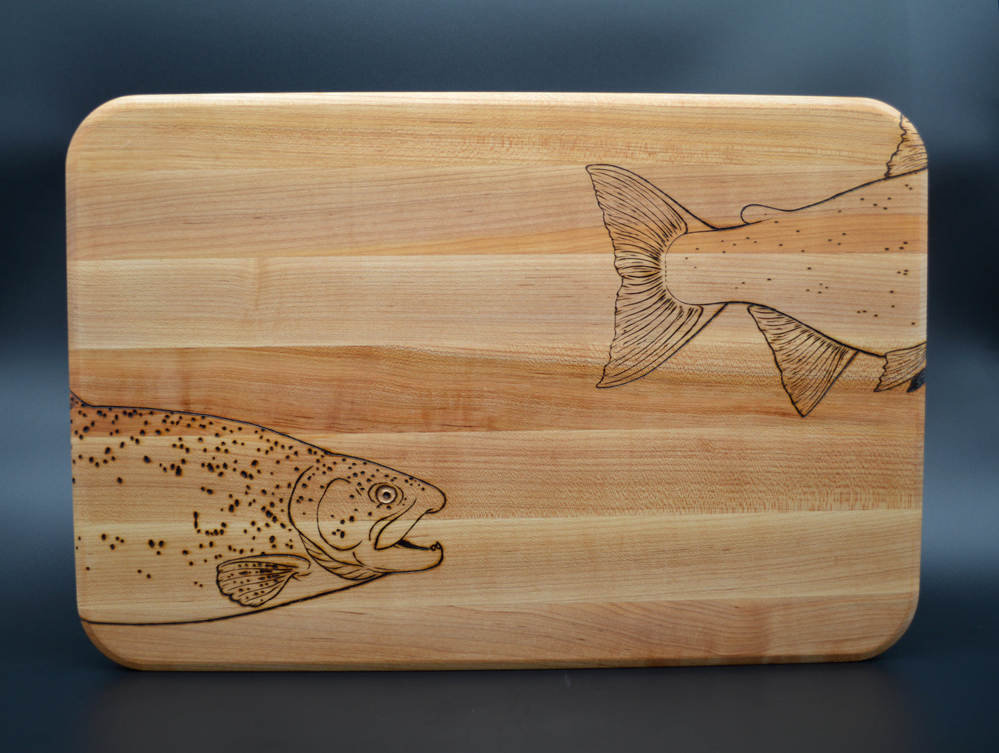 Salmon & Trout Double Sided Cutting Board