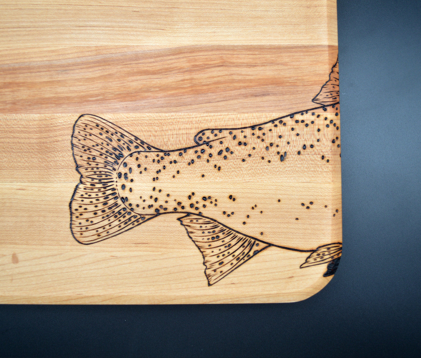 Salmon & Trout Double Sided Cutting Board
