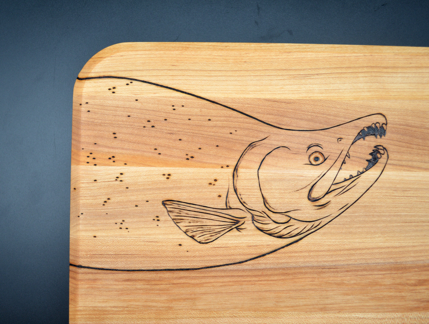 Salmon & Trout Double Sided Cutting Board