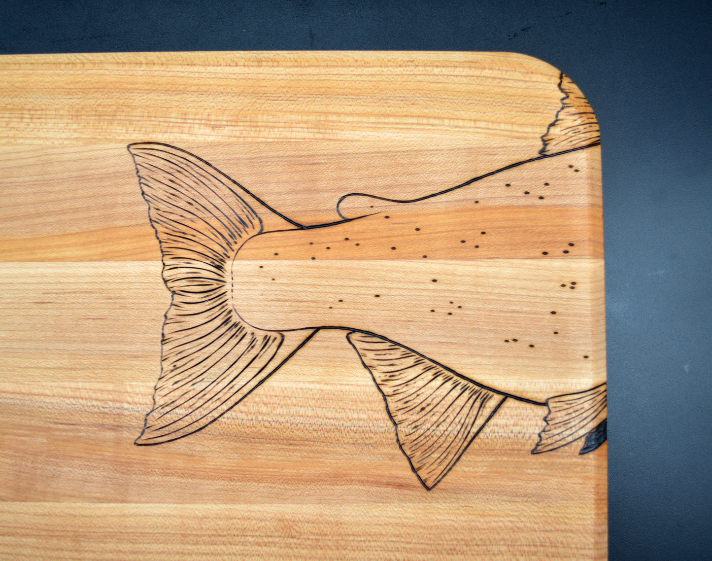 Salmon & Trout Double Sided Cutting Board