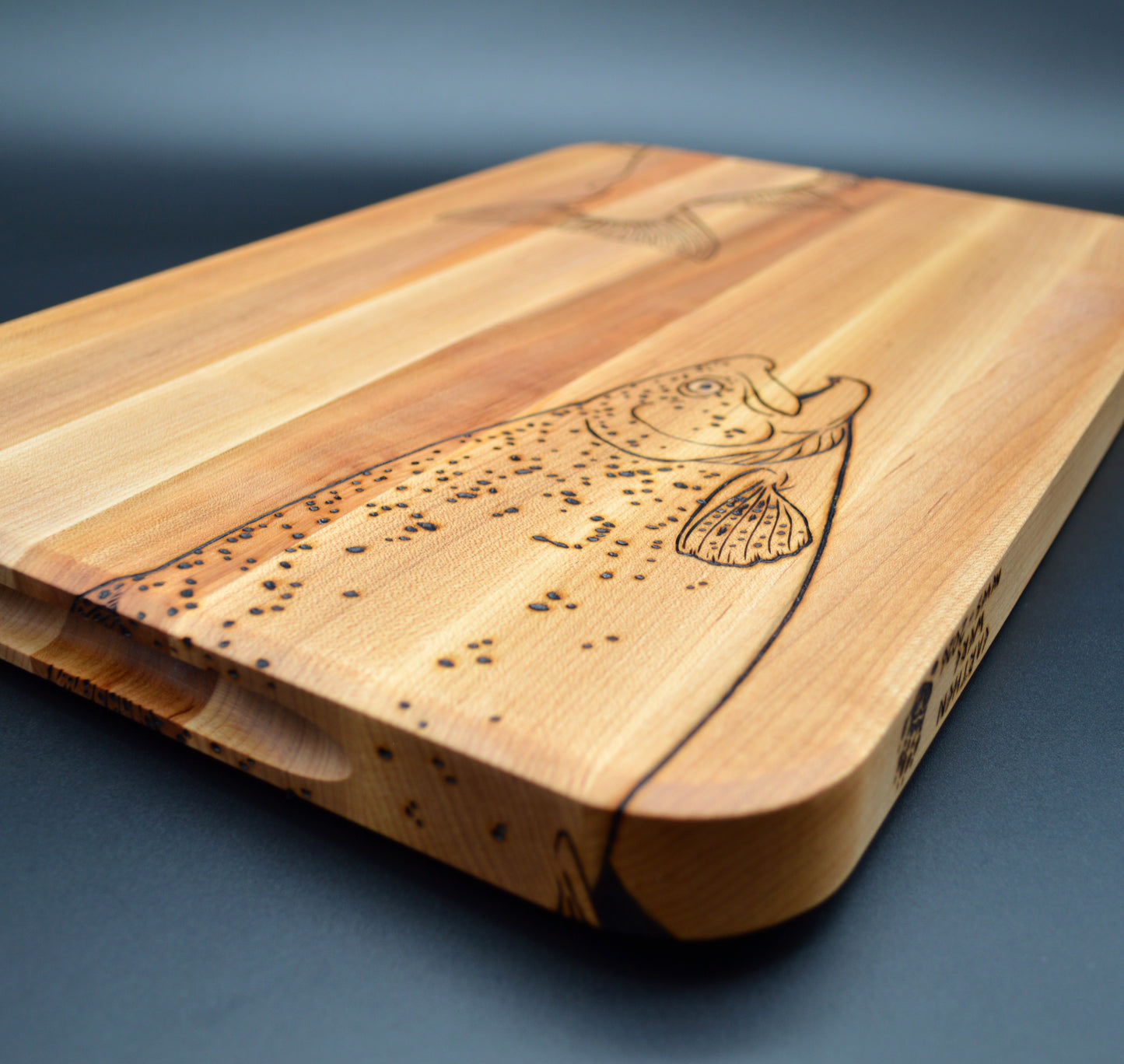 Salmon & Trout Double Sided Cutting Board