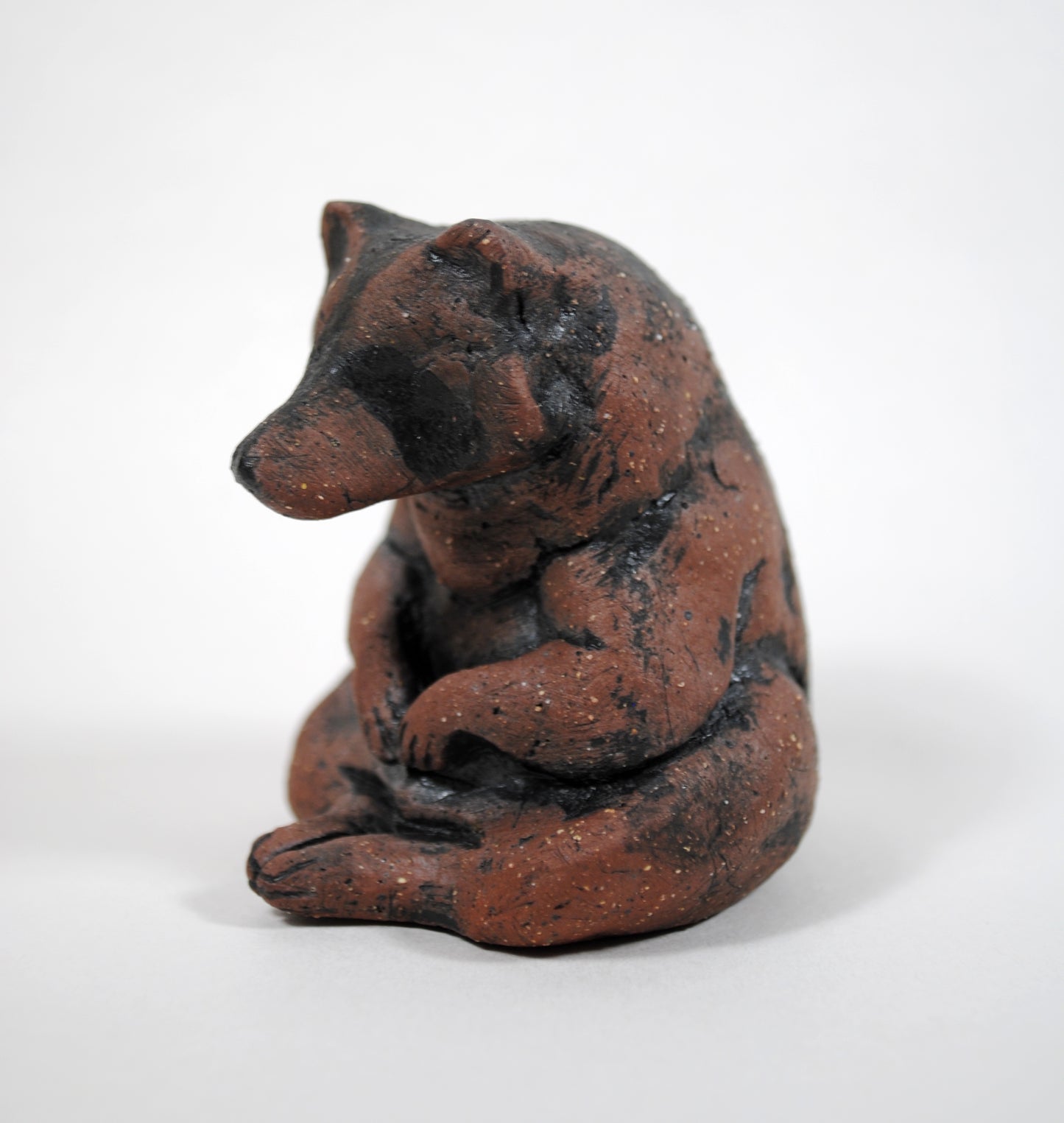 Sitting Raccoon Sculpture
