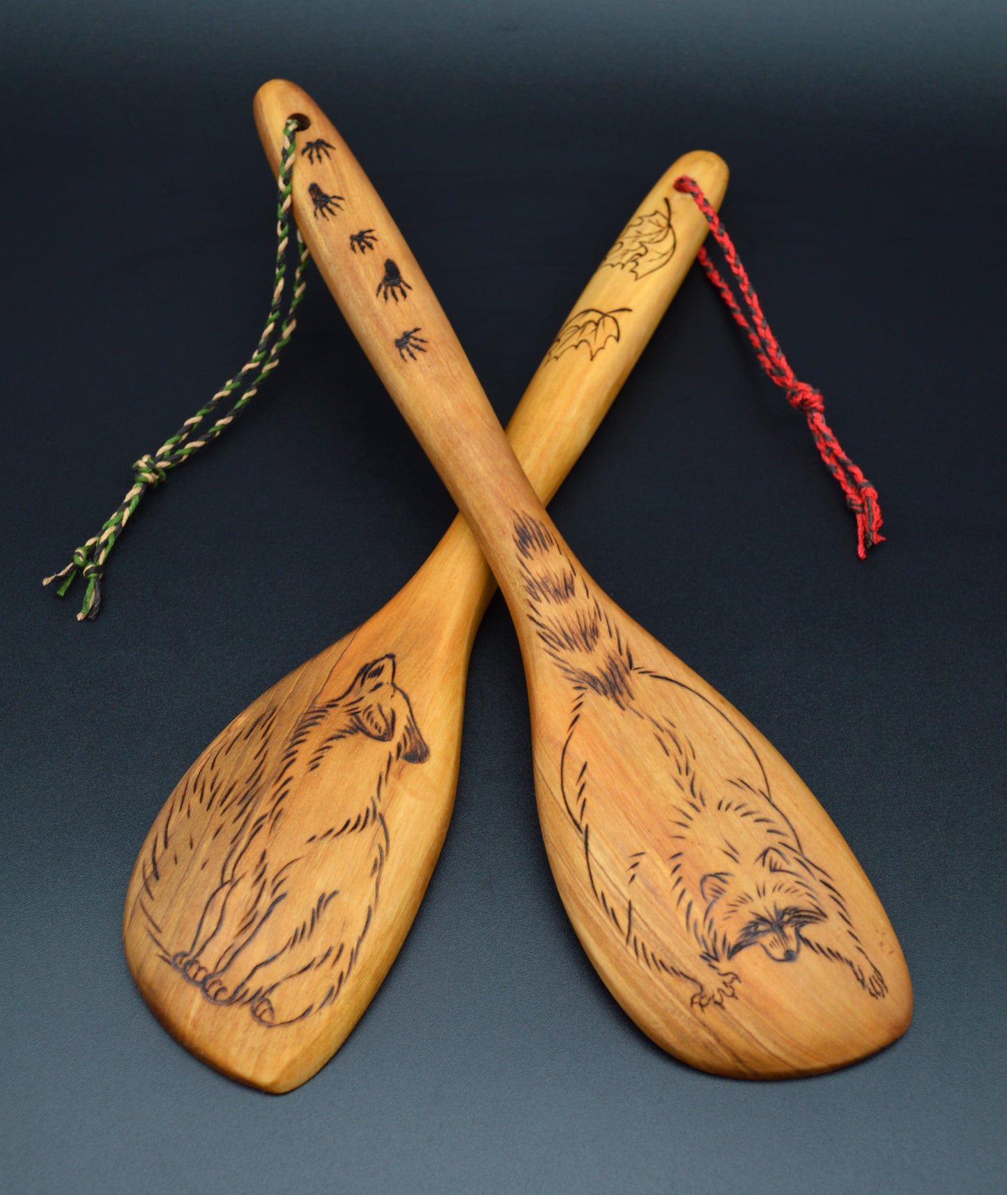 Olive Wood Critter Spoons