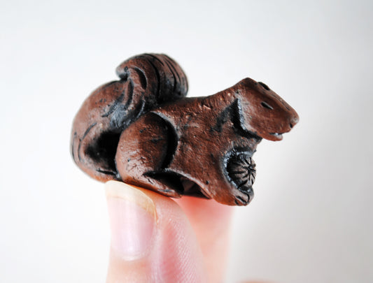 Squirrel & Acorn Pendant