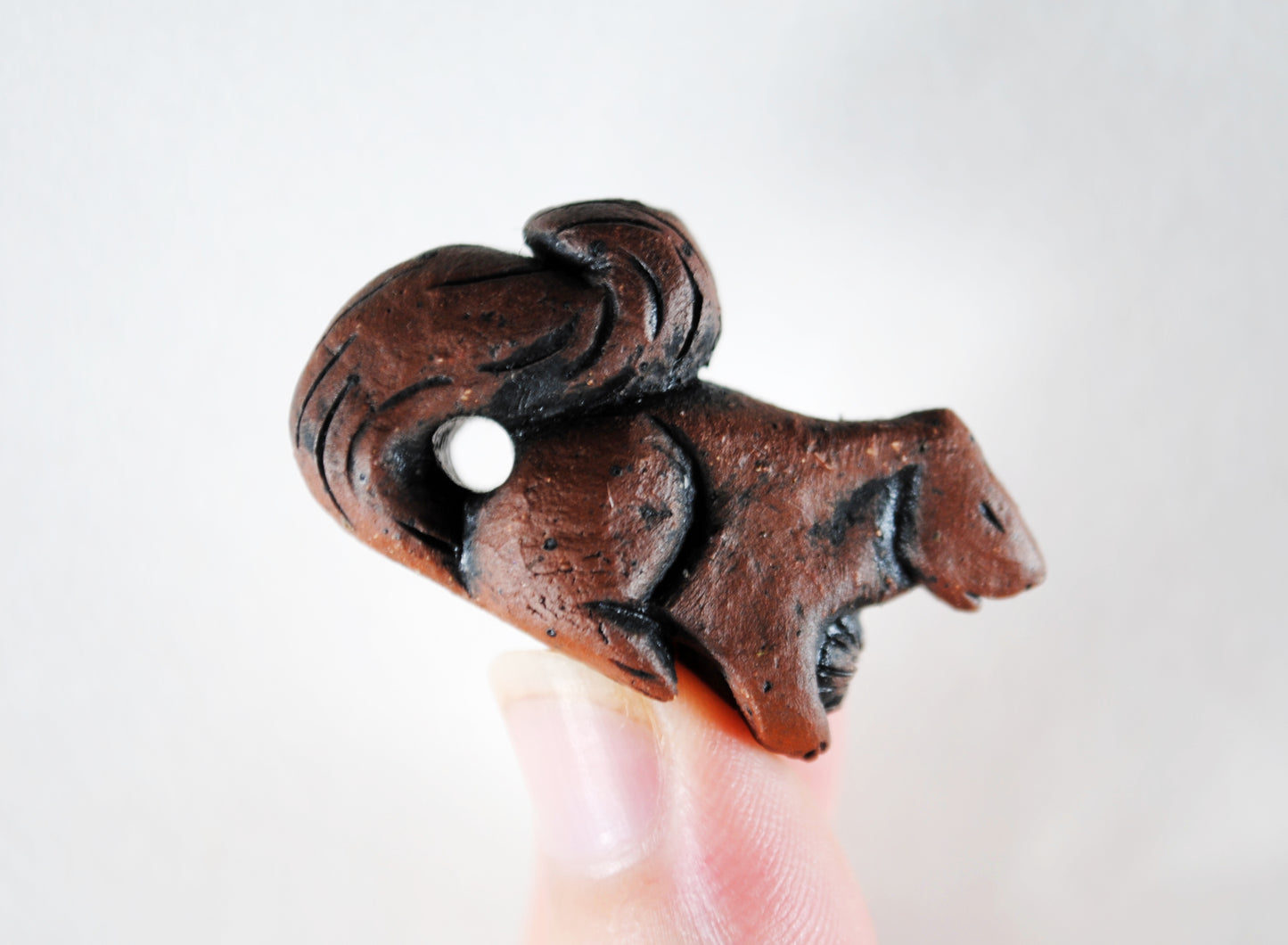 Squirrel & Acorn Pendant