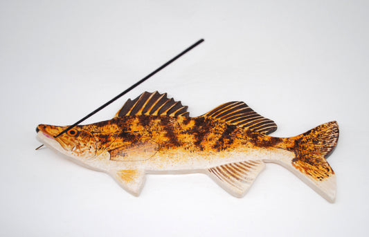 12'' Walleye Incense Holder