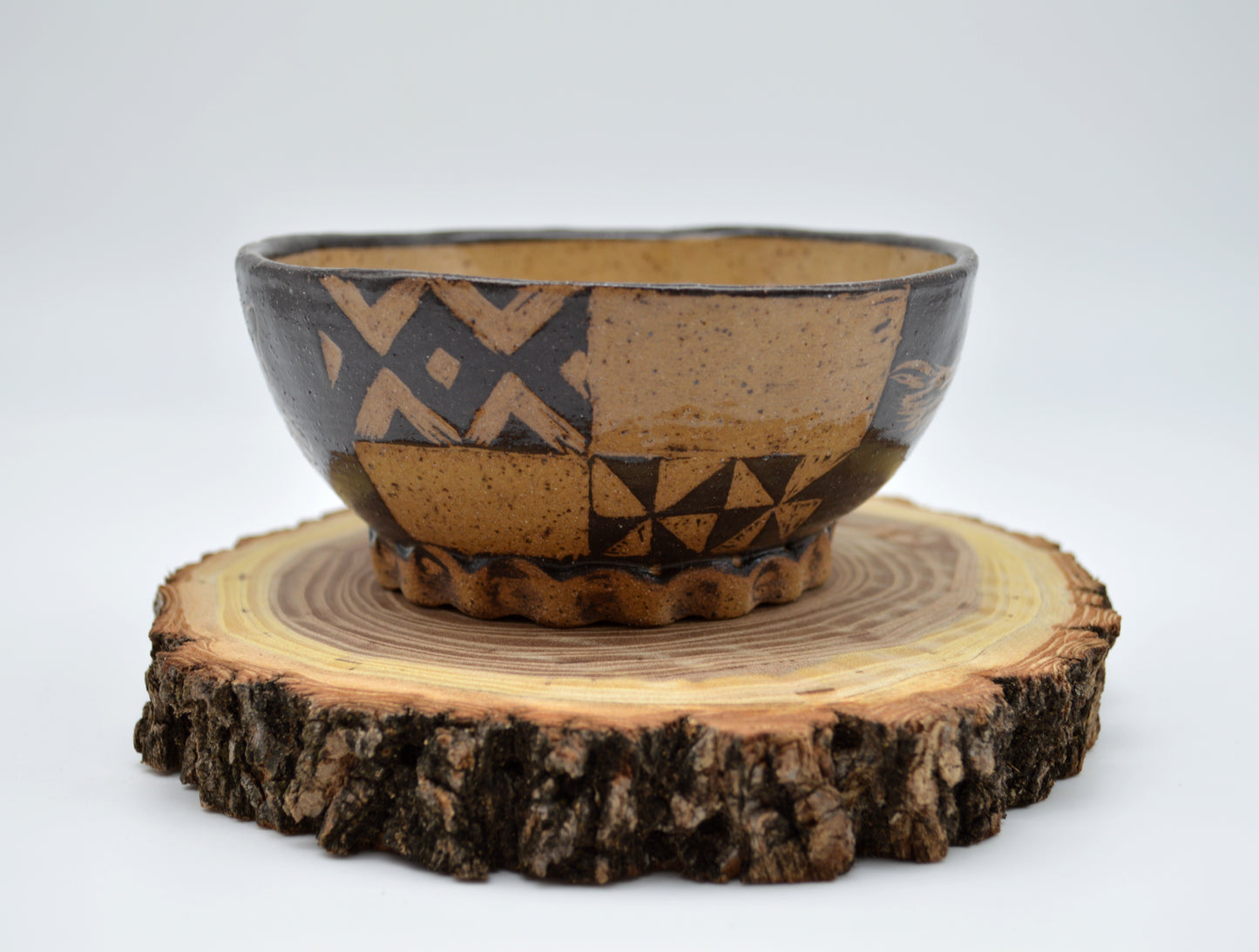Walking Wolf Quilt Bowl