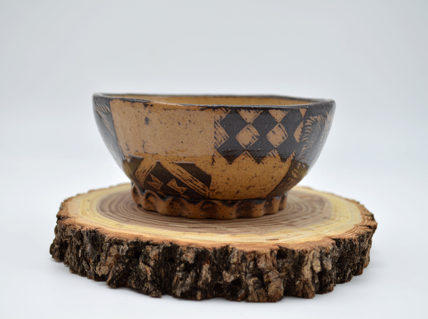 Walking Wolf Quilt Bowl