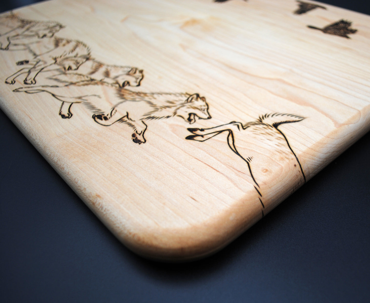 Wolf Pack Cutting Board