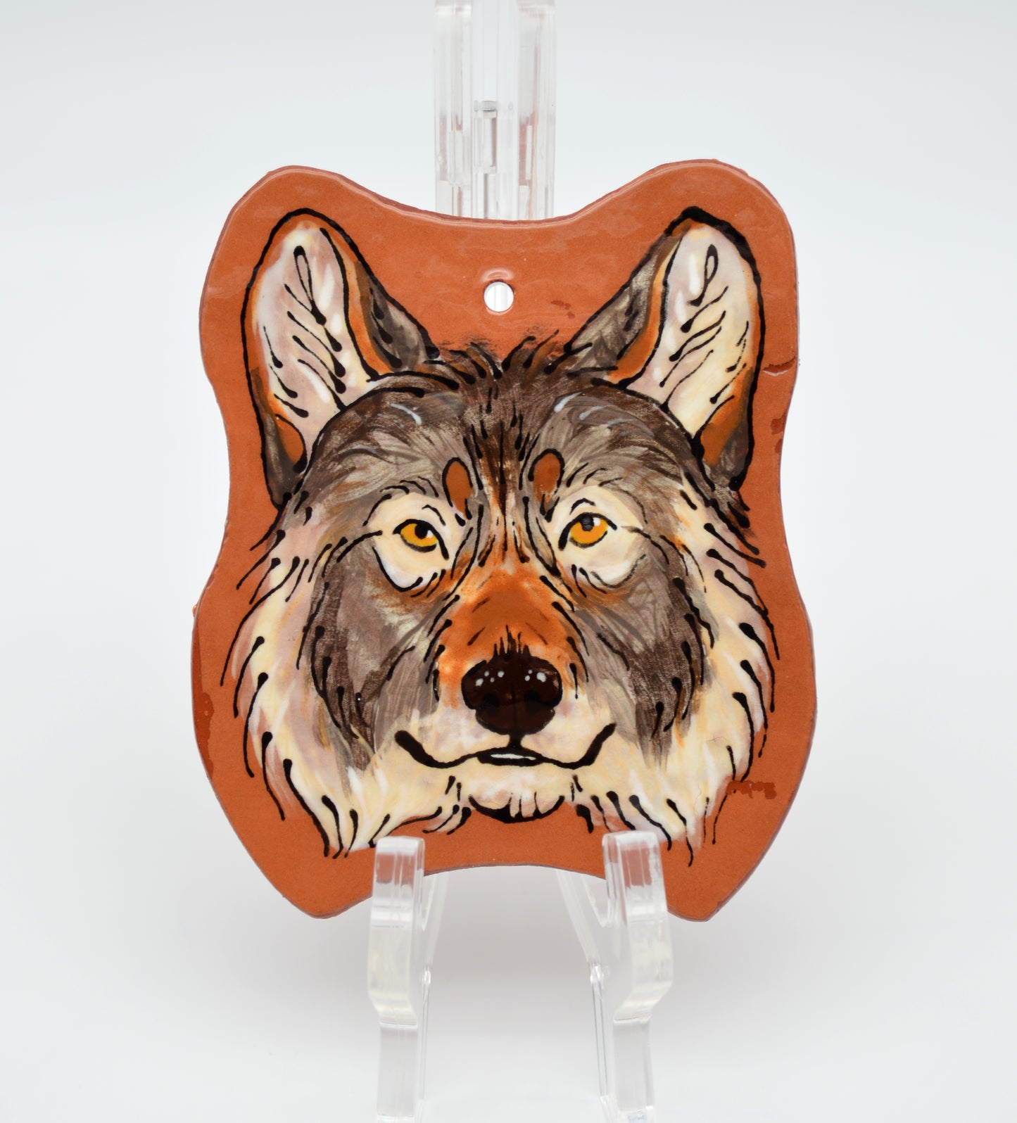 Coyote Head Wall Tile